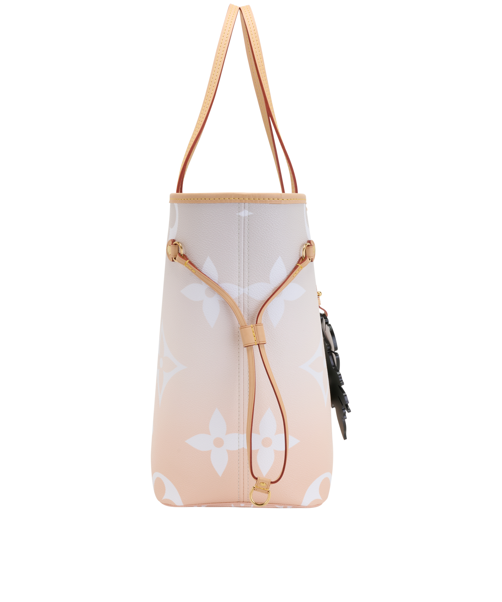By The Pool Neverfull MM, &pound;1,600, Handbags, Beige/White, Canvas, Side view